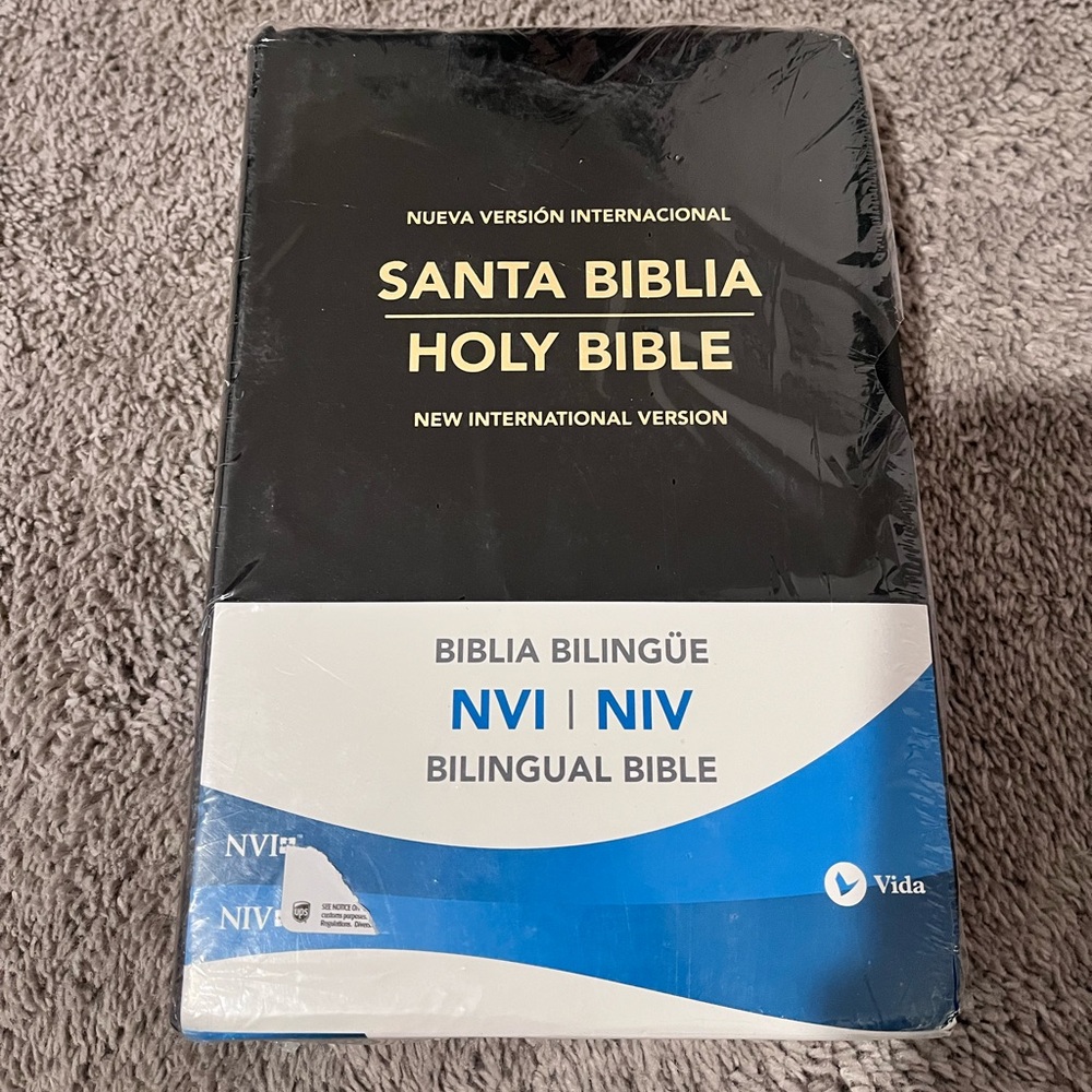 Biblia Bilingue Español-Inglés, NVI/NIV, Imitación Piel / Spanish NVI/NIV